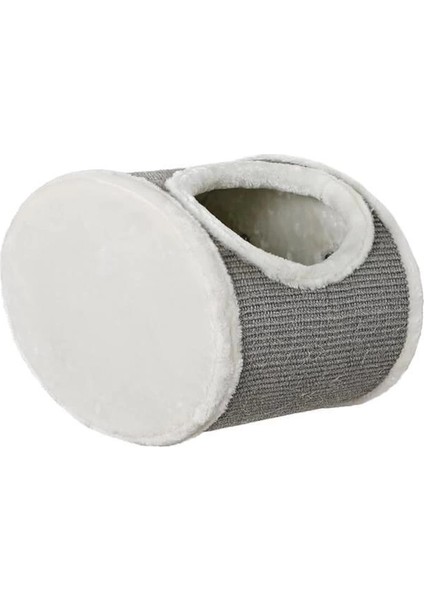 Duvara Monte Kedi Uzanma Seti - Hamak ve Iki Basamaklı Kulübe, Mobilya, Tırmalama Direği, Gri