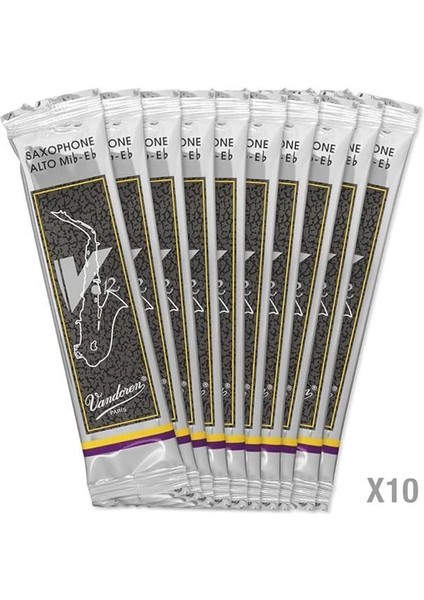 SR614 Alto Sax V.12 Reeds Strength 4; 10'lu Kutu, Siyah fırsatları