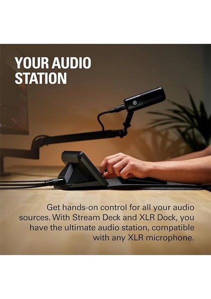 Stream Deck + Xlr – Ses Mikseri ve Denetleyici, Arka Xlr'den Usb'ye Mikrofon Arayüzü fiyatları