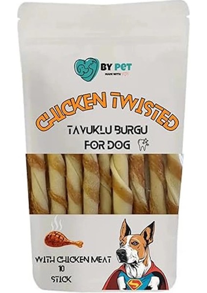 Tavuk Sargılı Burgu Köpek Ödül Maması, Köpek Ödül Kemiği, Chicken Twisted, 10 Sticks fiyatları