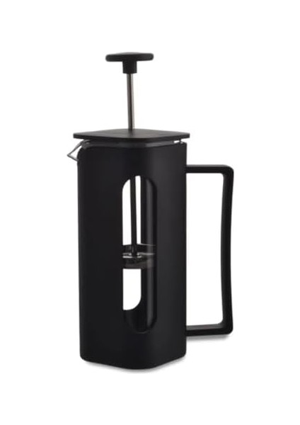 French Press Kahve Demleme Ekipmanı, 350 Ml, Siyah, Cam Dayanıklı Cam, Paslanmaz Çelik Filtreli, Siyah Renkli Kahve ve Bitki Çayı Demliği fiyatları