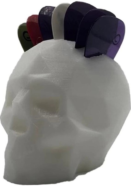 Plaworks.co Geometrik Kafatası - Kurukafa Pena Tutucu (Geometrik Kafatası - Kurukafa Pena Tutucu