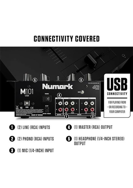 Numark M101USB Dj Mikseri modelleri