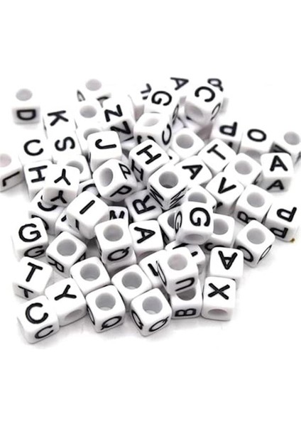 Benim Marifetlerim - H Harfi Delikli Kare Boncuk 5 Adet fiyatları