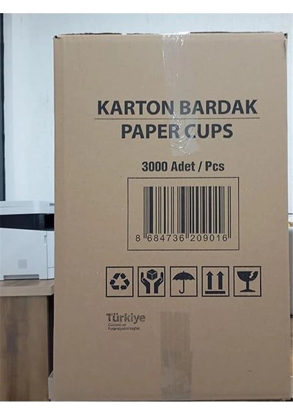 Bursa Ambalaj, 6.5 Oz Karton Bardak (3000 Adet)