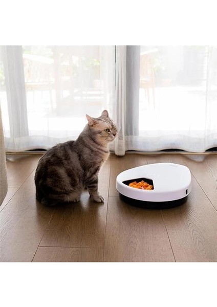 Soğutuculu Otomatik Yaş Mama Kabı – Mini Buzdolaplı Sistem, 5 Öğünlük Besleme, Sessiz fiyatları