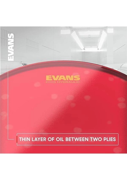 14 Zoll (35,5 Cm) Hydraulic Snare-Fell, Coated, Rot fırsatları