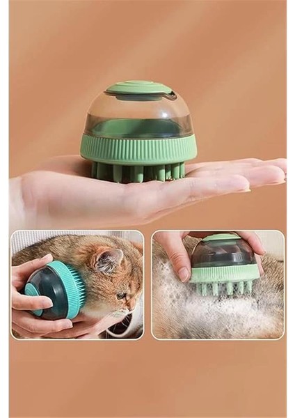 Hazneli Evcil Hayvan Kesesi, Silikon Çift Başlıklı Masaj ve Yıkama Kesesi, Derinlemesine indirimleri