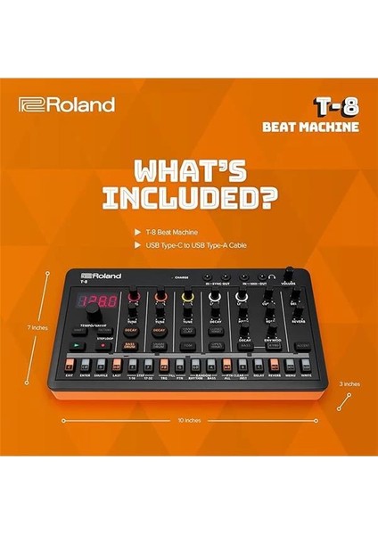 Aıra Compact T-8 Beat Machine | Ultra Mobil Bas Makinesi Sesleri | Tr-Rec Davul Sıralayıcı | modelleri