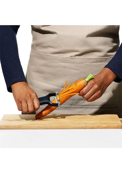 Good Grips Paslanmaz Çelikten Jülyen Şeritler Için Soyucu, Siyah