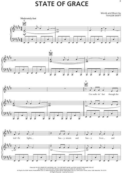 Taylor Swift - Red (Taylor's Version): Piano/vocal/guitar Songbook indirimleri