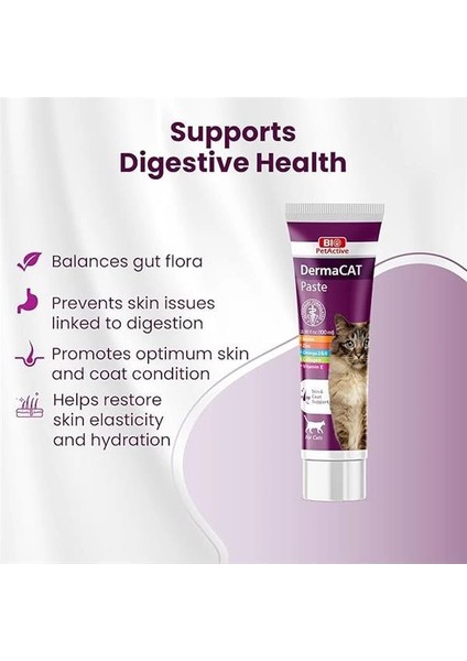 Dermacat Macun Cilt ve Mont Desteği Kediler Için 100ML fırsatları