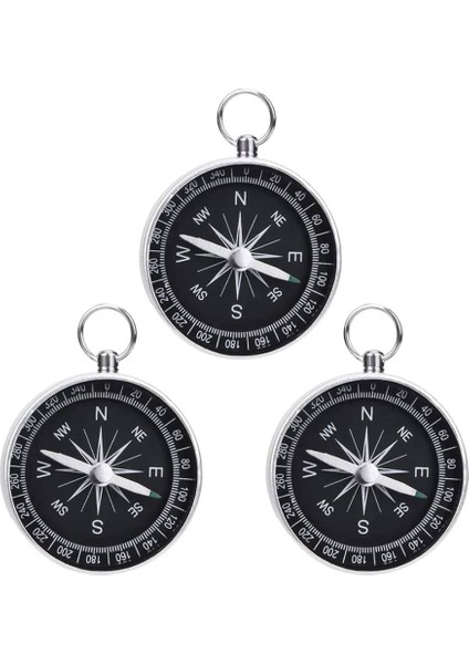 Paslanmaz Alüminyum Pusula G44-2B Gümüş