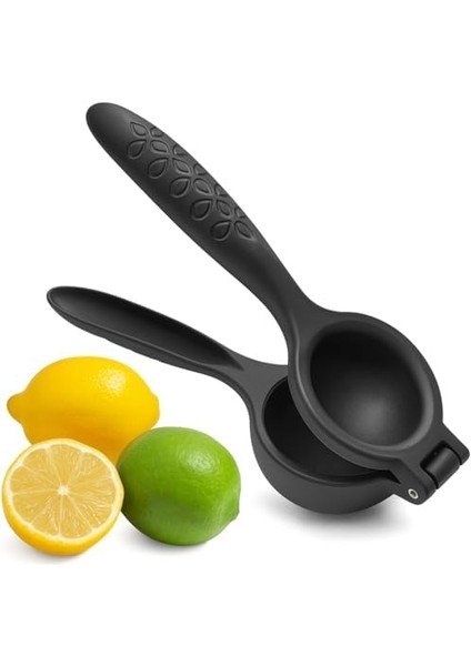 Kivela Döküm Limon Sıkacağı Siyah Metal Narenciye Sıkacağı - Manuel Limon Mandalina ve Portakal Sıkacağı - Limon Presi Büyük Boy Sıkacak - Metal El Limon Sıkacağı