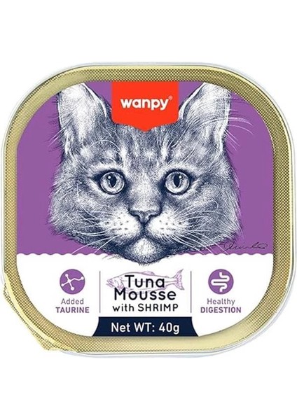 Ton Balıklı ve Karidesli Yaş Pate Kedi Maması, 40 Gr, 6 Adet fiyatları