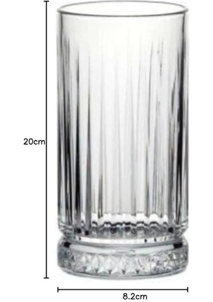 520125 Elysia Su ve Meşrubat Bardağı 280 cc 4 Lü modelleri