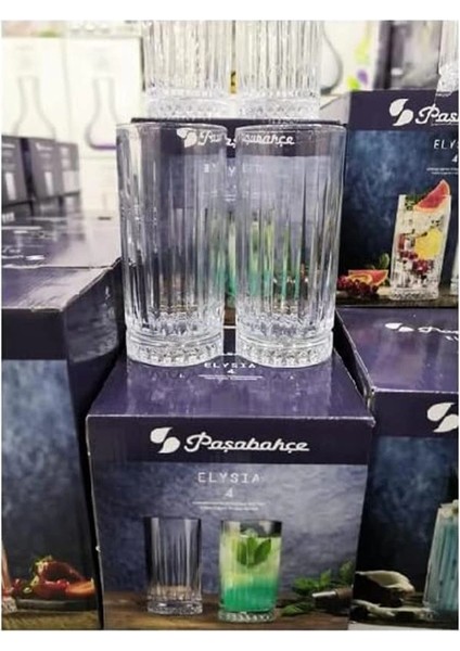 520125 Elysia Su ve Meşrubat Bardağı 280 cc 4 Lü fırsatları