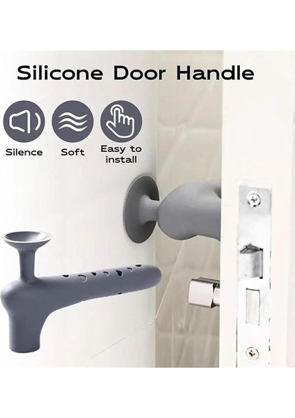 Silikon Kapı Kolu Kılıfı – Gürültü Azaltıcı Stoper, Çizik ve Darbe Koruyucu, Antistatik, Kaymaz fiyatları