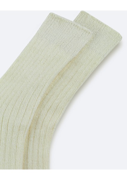 Erkek Ekru Fitilli Soket Çorap A52Y8504 modelleri