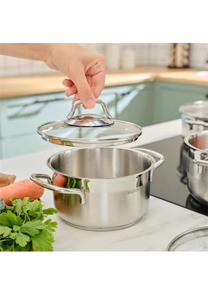 Belen 8 Parça Çelik Tencere Seti fiyatları