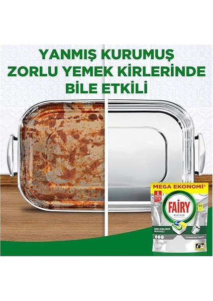 Platinum 60 Yıkama Bulaşık Makinesi Deterjanı Kapsülü Limon Kokulu, 60 Kapsül modelleri