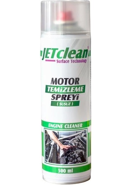 Jetclean Motor Temizleme Spreyi 500ML (Susuz)