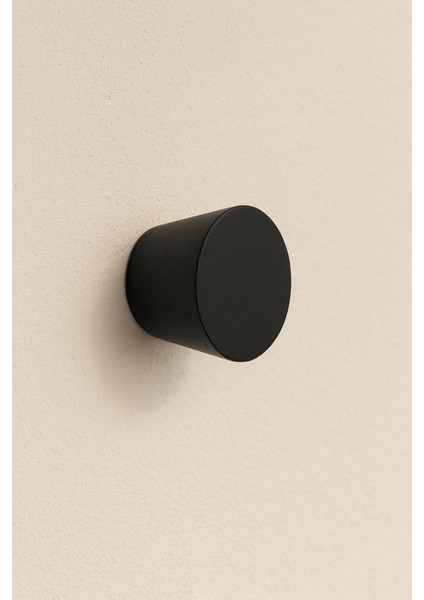 Siyah - İskandinav Stili Ahşap Koni Askı