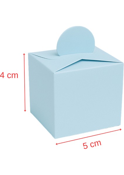 Bebek Mavi Renkli Lokum ve Şeker Kutusu 50 Adet fiyatları
