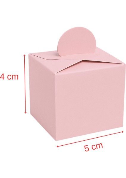 Bebek Pembe Renkli Lokum ve Şeker Kutusu 50 Adet fiyatları