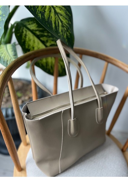 Kadın Büyük Boy Omuz Çantası Krem fiyatları