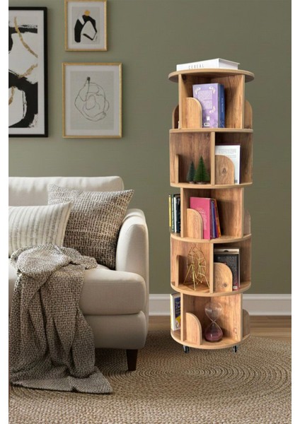 20 Raflı 360 Derece Dönen Kitaplık fiyatları