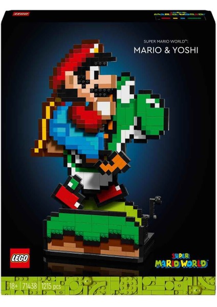 Super Mario Super Mario World: Mario ve Yoshi 71438 - Yetişkinler Için Sergilenebilir Koleksi modelleri