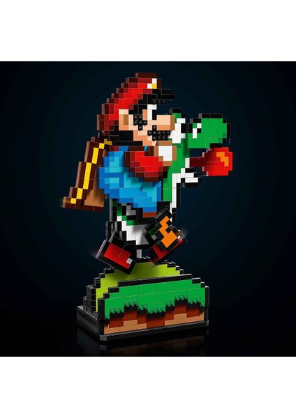 Super Mario Super Mario World: Mario ve Yoshi 71438 - Yetişkinler Için Sergilenebilir Koleksi indirimleri