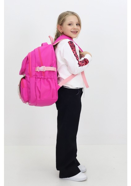 Kız Çocuk Pembe Okul Çantası Anaokulu Ilkokul Sırt Çantası Genç Kız Günlük Çanta ( Oyuncak Hediyeli) modelleri