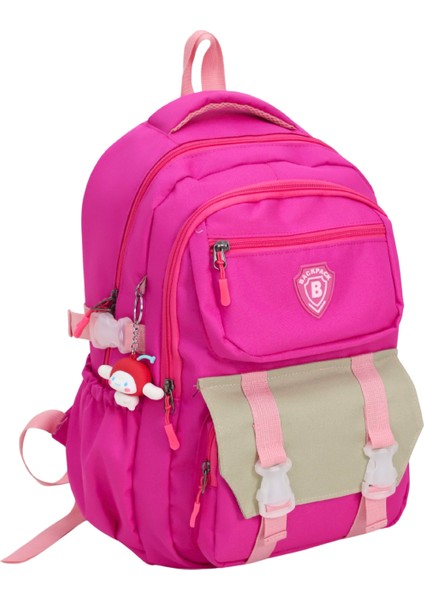 Kız Çocuk Pembe Okul Çantası Anaokulu Ilkokul Sırt Çantası Genç Kız Günlük Çanta ( Oyuncak Hediyeli) indirimleri