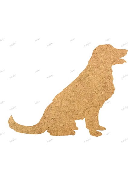 10'lu Paket Ahşap Duvar Dekoru - ST_0094 - 8 x 6 cm