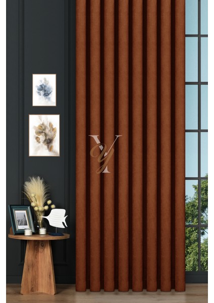 Petek Fon Perde V-1021 Nar Çiçeği fiyatları