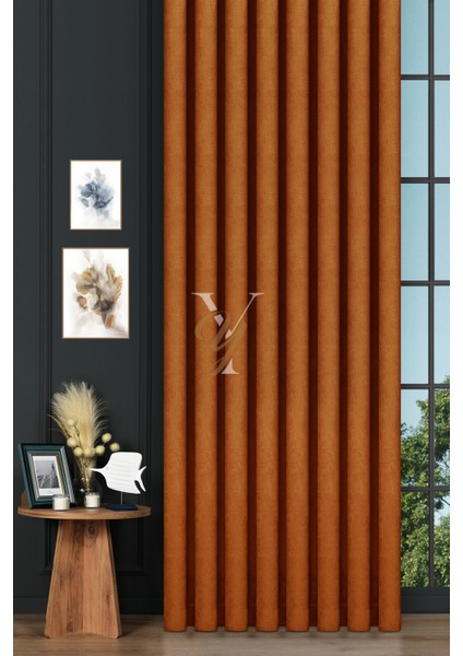 Petek Fon Perde V-1020 Turuncu fiyatları