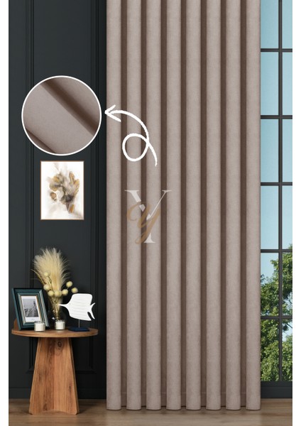 Petek Fon Perde V-1023 Pudra