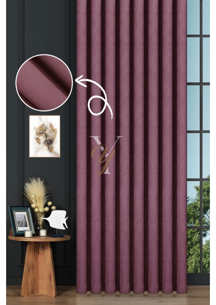 Petek Fon Perde V-1025 Lila