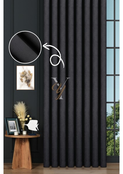 Petek Fon Perde V-1032 Antrasit