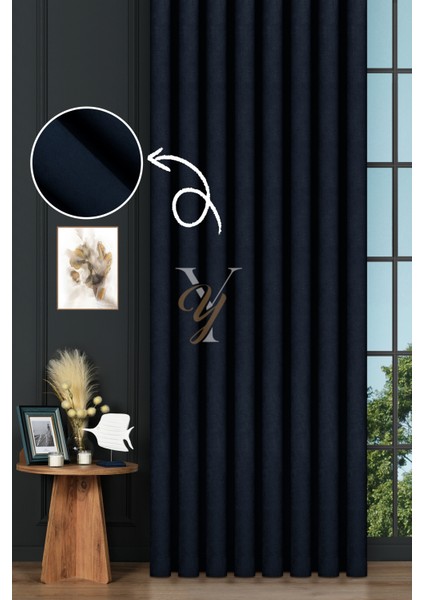 Petek Fon Perde V-1039 Lacivert