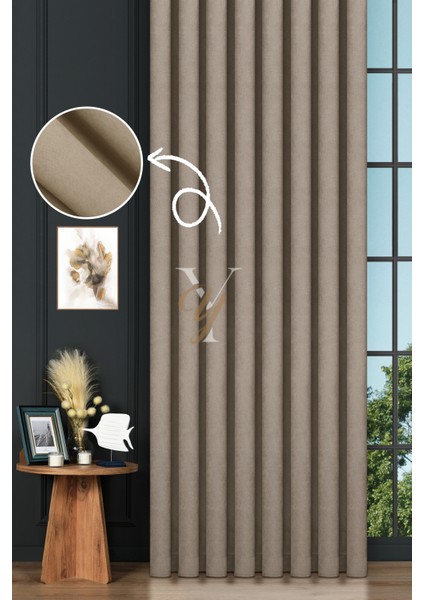 Petek Fon Perde V-1005 Vizon