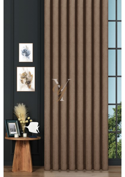 Petek Fon Perde V-1011 Mocha fiyatları