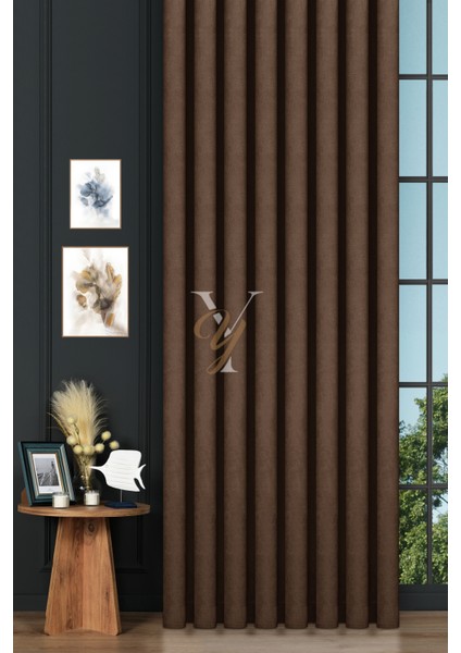 Petek Fon Perde V-1015 Kahverengi fiyatları