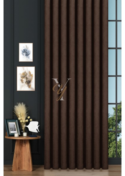 Petek Fon Perde V-1016 Koyu Kestane fiyatları