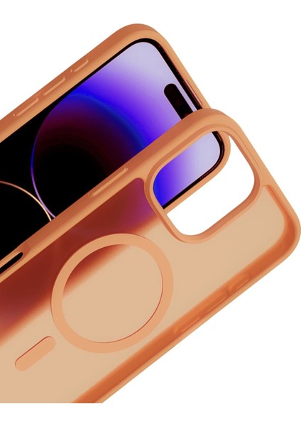 iPhone 16 Pro Jota Magsafe Kapak - Turuncu modelleri