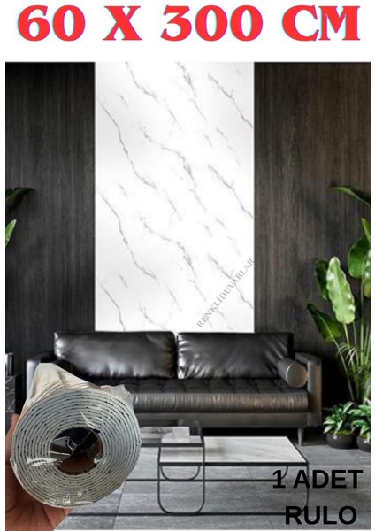 60CMX300CM Tek Parça Yapışkanlı Rulo Mermer Desenli Duvar Paneli Kağıdı Silinebilir CF-1035-MIRA fiyatları