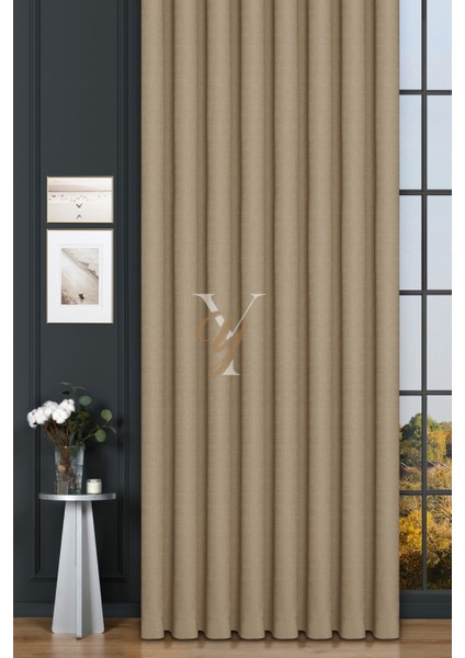 Keten Fon Perde V-4006 Bal Köpüğü fiyatları