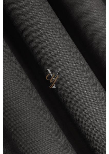 Keten Fon Perde V-4020 Antrasit modelleri